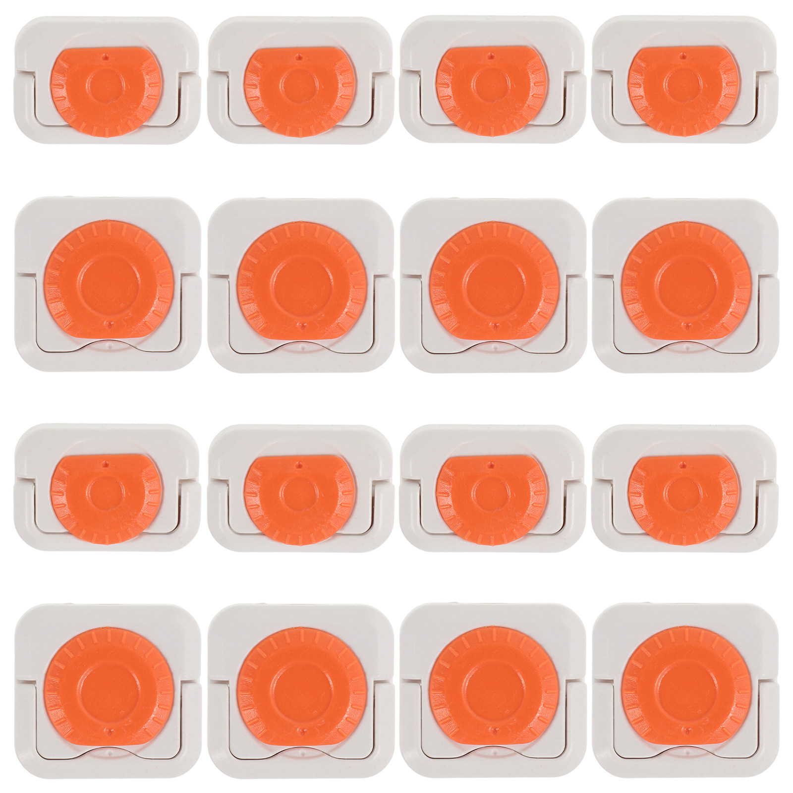 Outlet Cover Childproof - 24Pcs Universal Fit Orange ABS Outlet