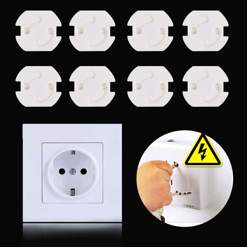 Outlet Cover Childproof - 10Pcs EU Power Socket Electrical Outlet
