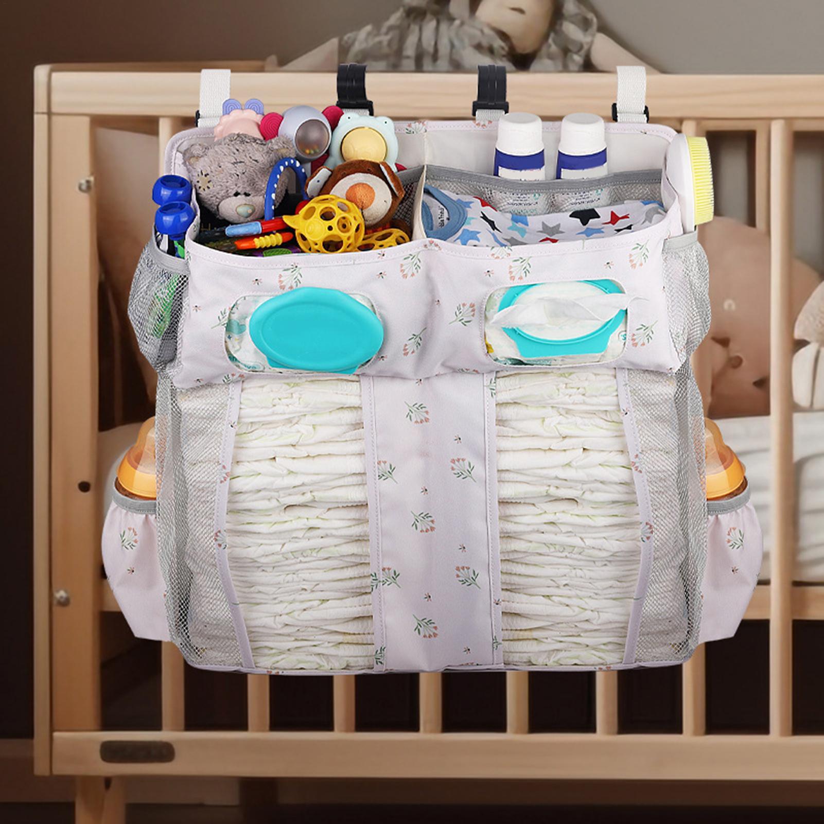 Baby Nursery Bags - Hanging Baby Crib Storage Bag Infant