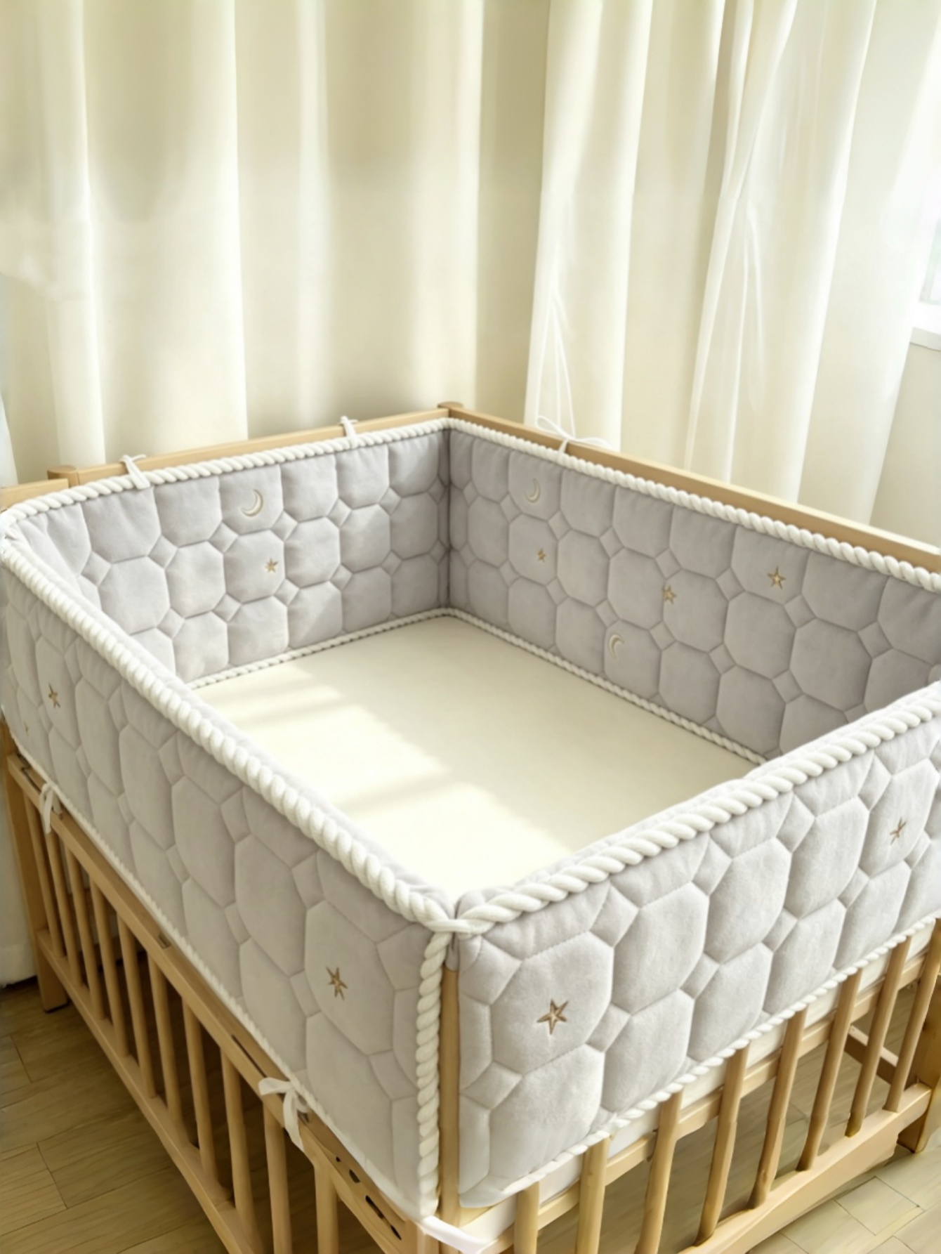 Baby Nursery Bedding - Bed Guardrail Anti-Collision Baby Bumper for