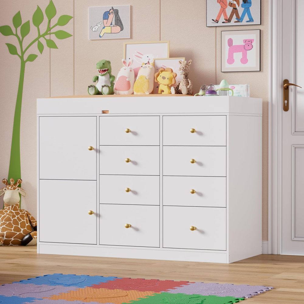 Baby Classic Nursery Dresser w - Baby Nursery Dresser Changing Table ulasan dan harga