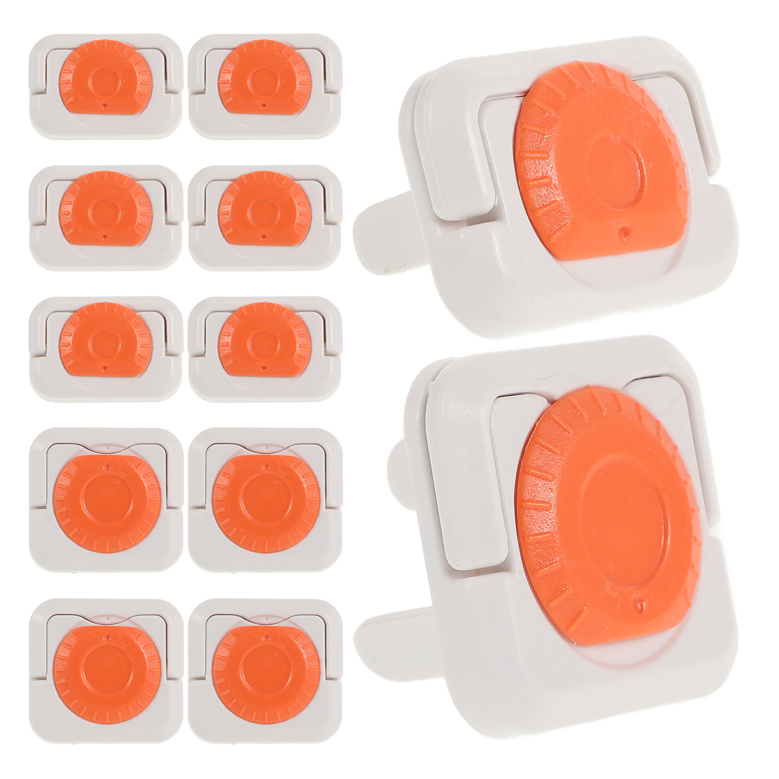 24Pcs Universal Fit Orange ABS - Outlet Cover Childproof ulasan dan harga