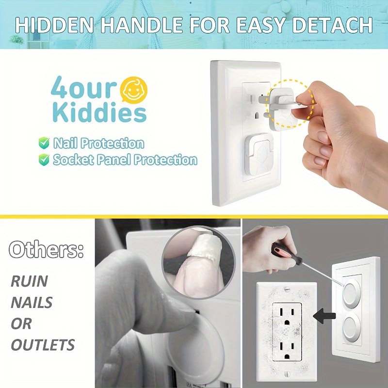 12/50pcs Outlet Covers Baby Pr - Outlet Cover Childproof ulasan dan harga