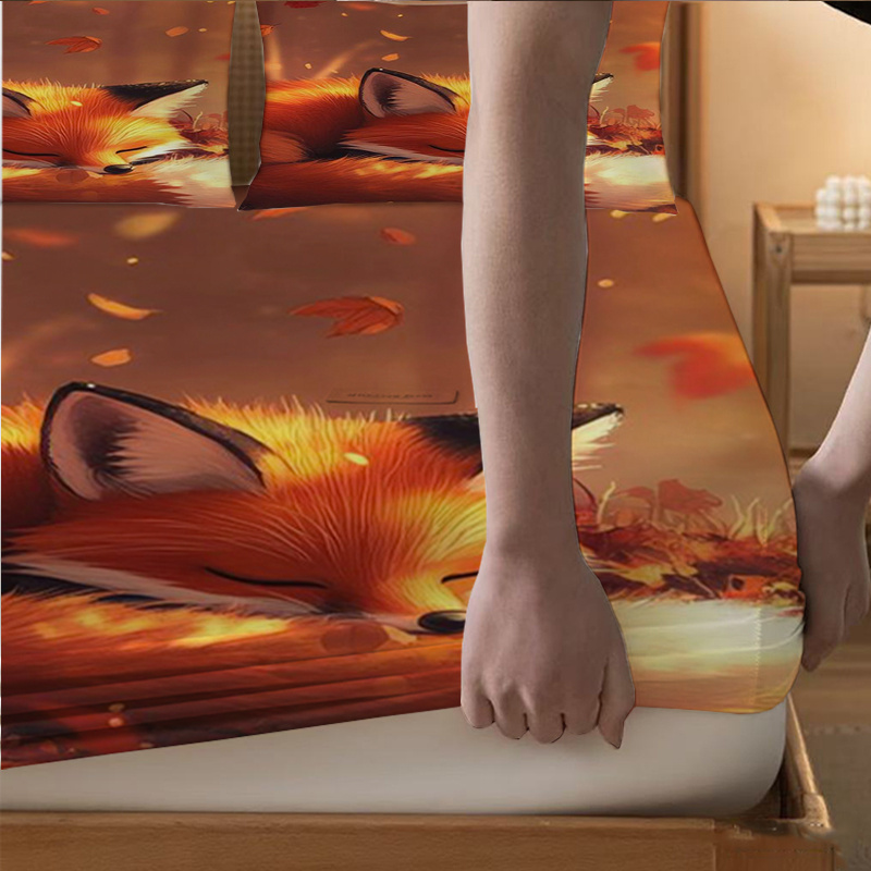 Autumn Leaves Sleeping Cute Li - Baby Nursery Bedding ulasan dan harga