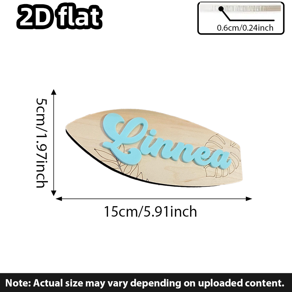 Surfboard Baby Name Signboard  - Baby Nursery Boy ulasan dan harga