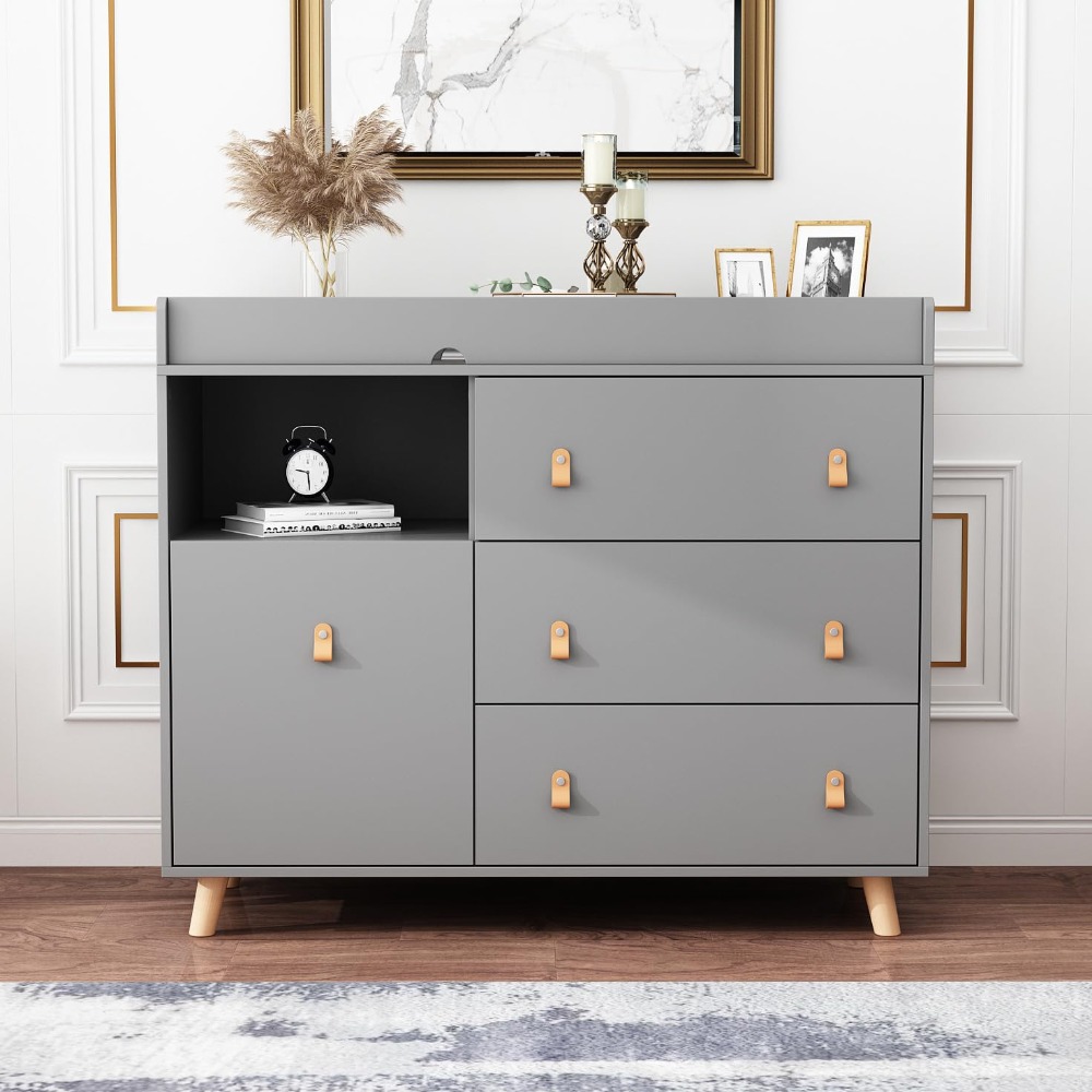 Baby Dresser Changing Table, T - Baby Nursery Dresser Changing Table ulasan dan harga