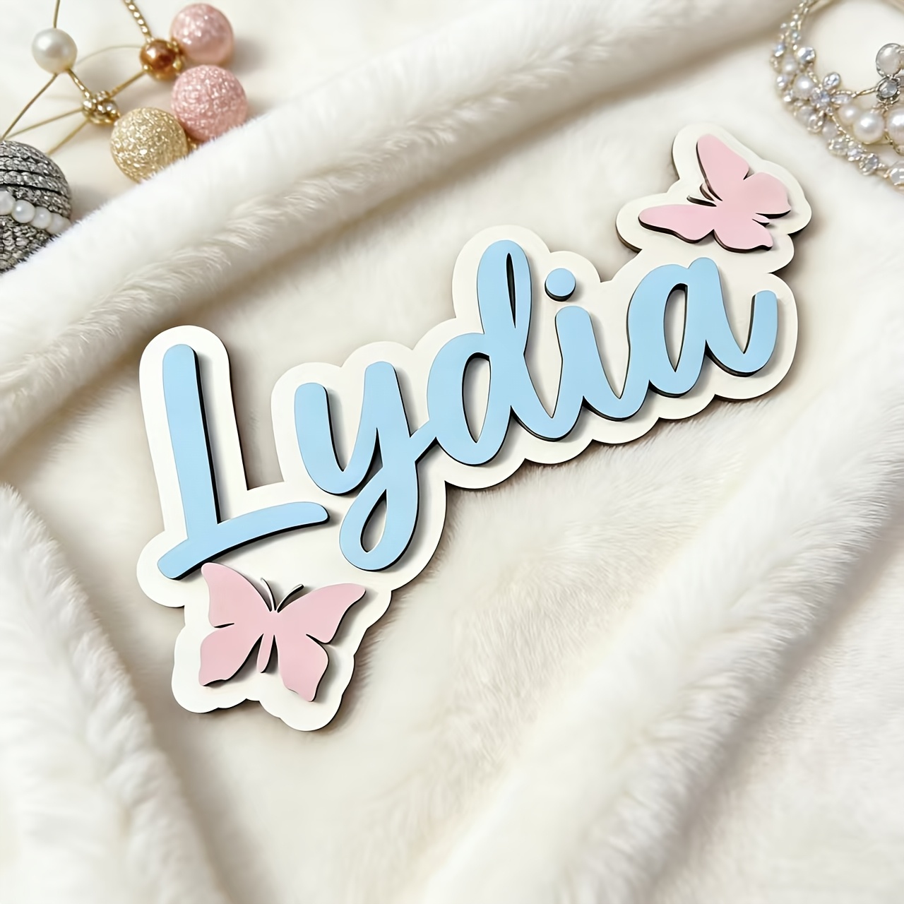 Personalized Blue & Pink Butte - Baby Nursery Usa ulasan dan harga