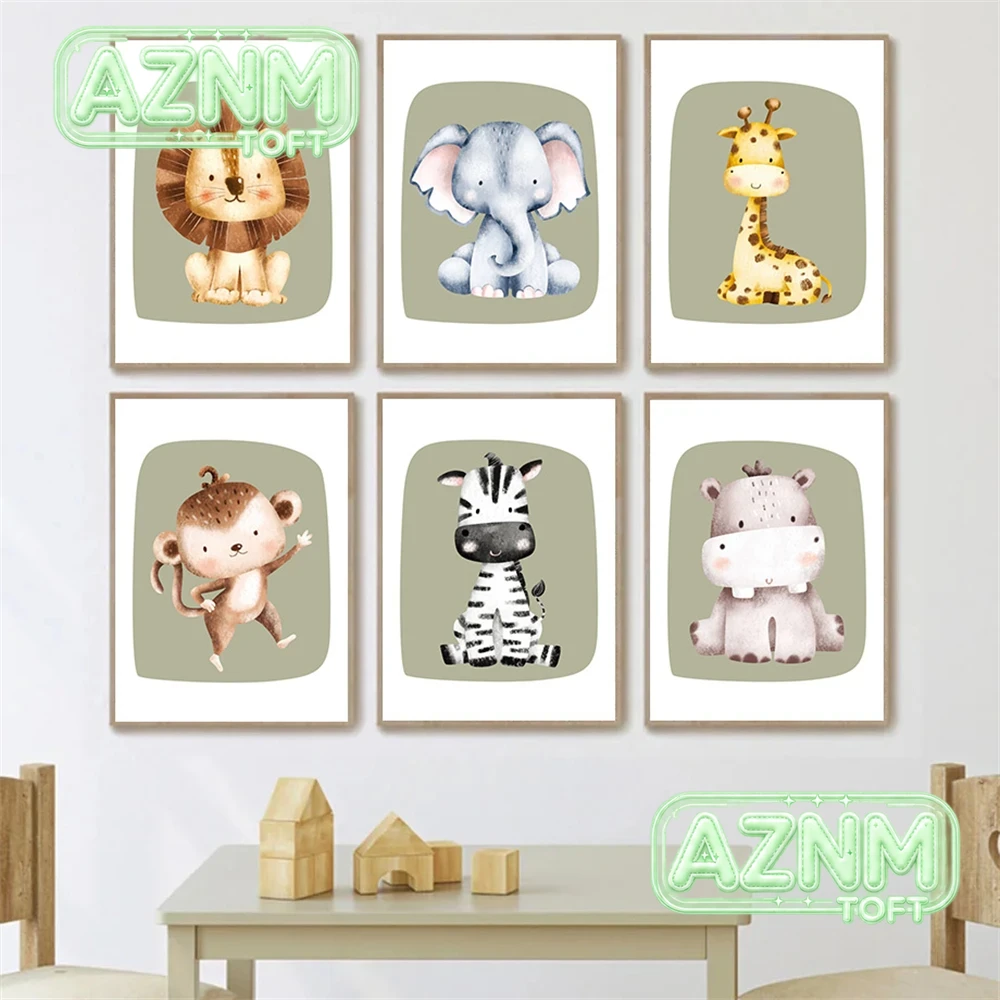 Cute Monkey Zebra Giraffe Lion - Baby Zebra Nursery ulasan dan harga
