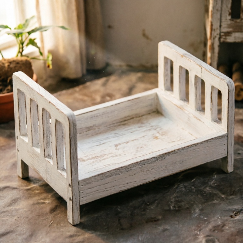 Infant Posing Sofa Retro Wood  - Baby Nursery Boy ulasan dan harga