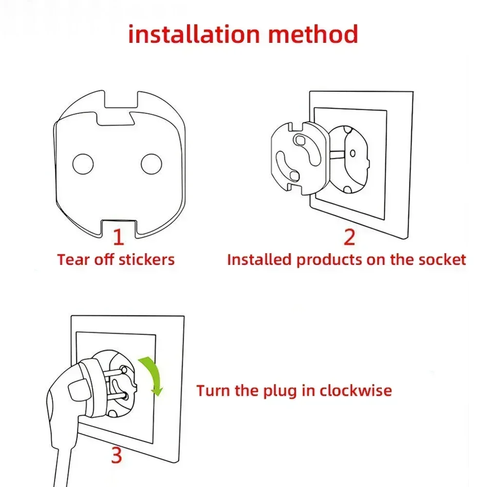 1/10pcs Electrical Outlet Prot - Outlet Cover Childproof ulasan dan harga