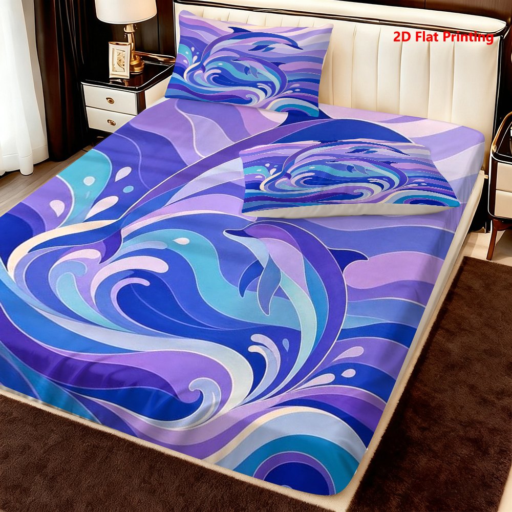 Ocean Wave Dolphin Bedding Set - Baby Nursery Ocean Theme ulasan dan harga