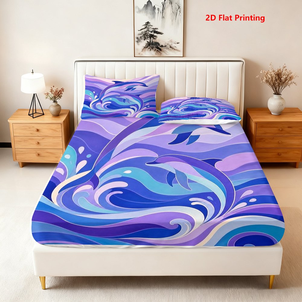 Ocean Wave Dolphin Bedding Set - Baby Nursery Ocean Theme ulasan dan harga