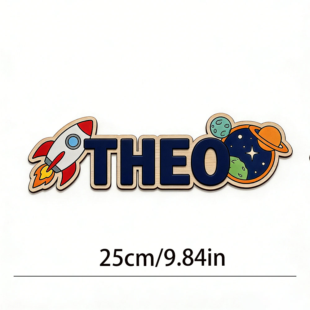 Personalized Space Rocket Name - Baby Nursery Usa ulasan dan harga