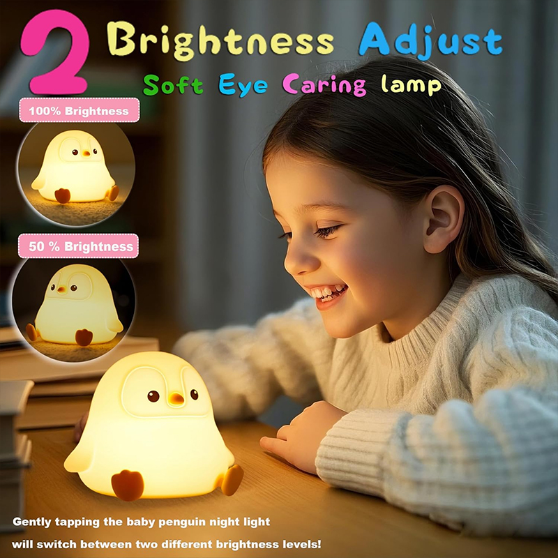 NEW Cute Penguin Night Light S - Baby Nursery Table Lamp ulasan dan harga