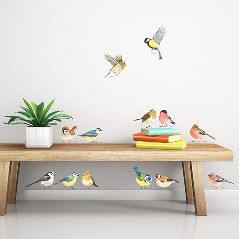 13pcs Little Birds Wall Sticke - Baby Nursery Package ulasan dan harga