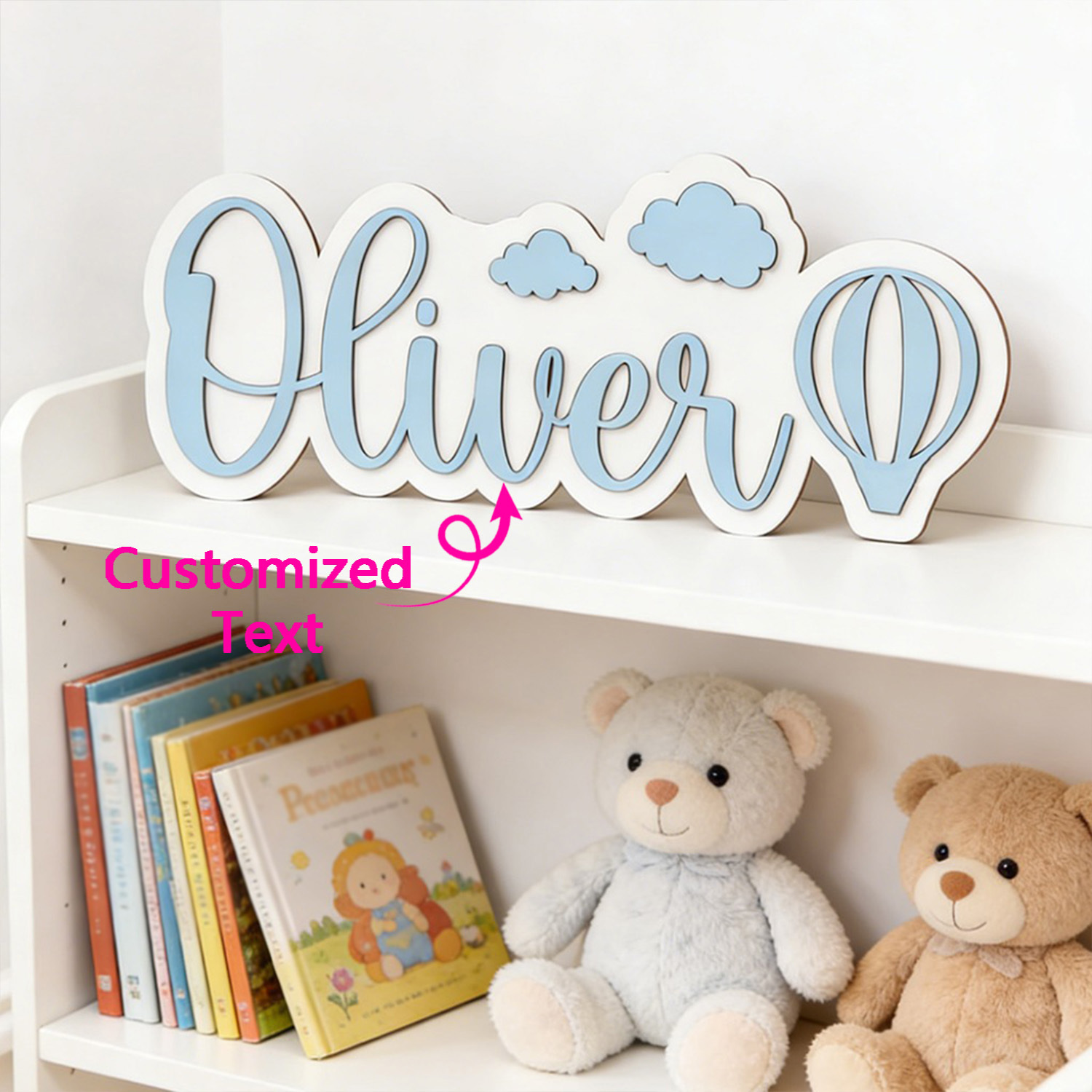 Personalized Hot Air Balloon & - Baby Nursery Usa ulasan dan harga