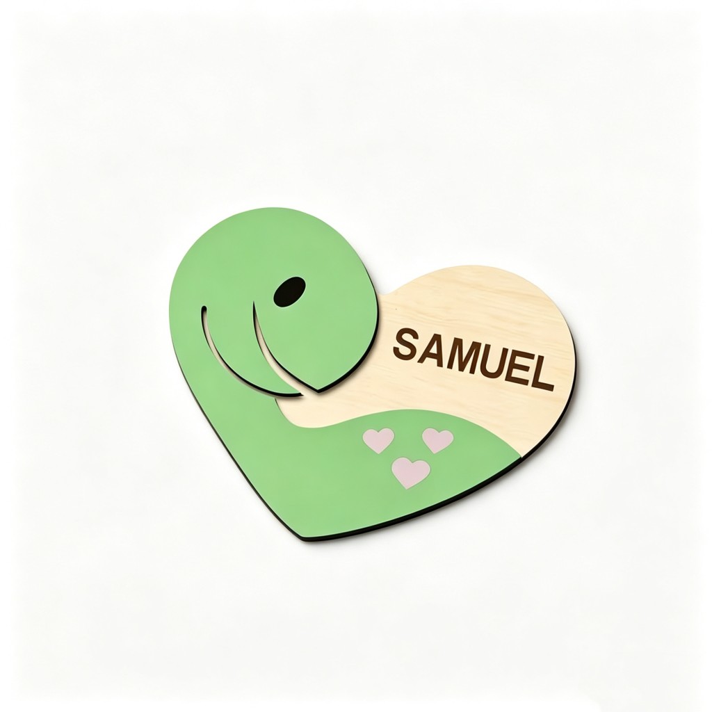 Custom Heart‑Shaped Whale Baby - Baby Nursery Ocean Theme ulasan dan harga