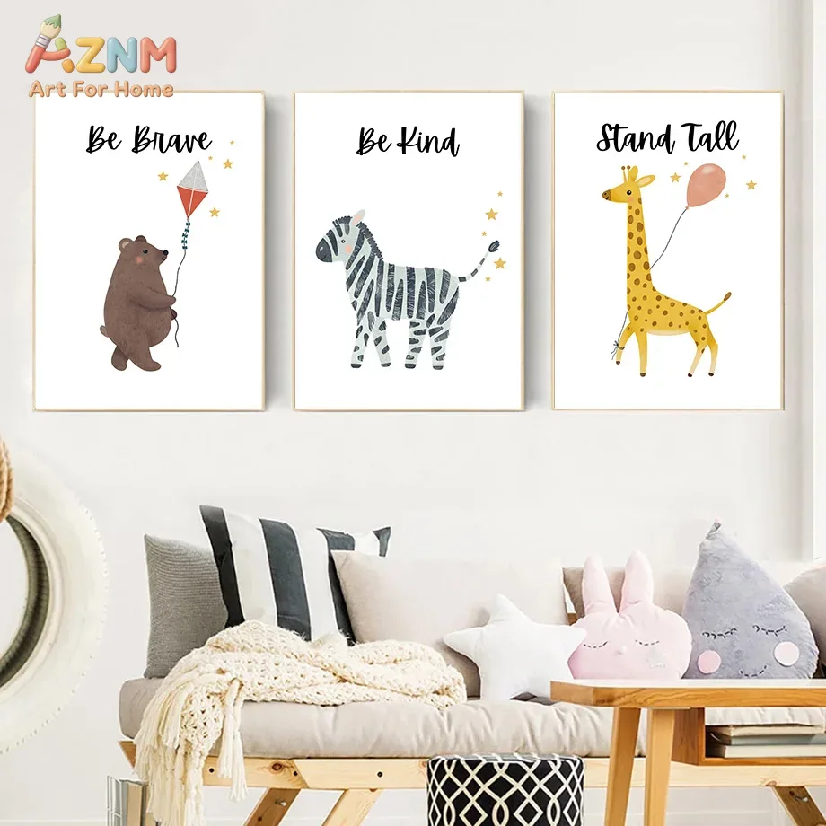 AZNM Be Brave Kind Stand Tall  - Baby Nursery Boy ulasan dan harga