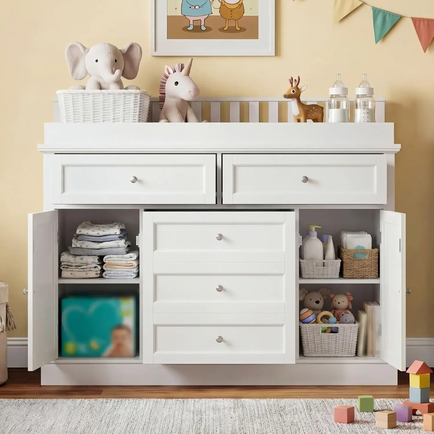 46 Baby Dresser with Changing  - Baby Nursery Dresser Changing Table ulasan dan harga