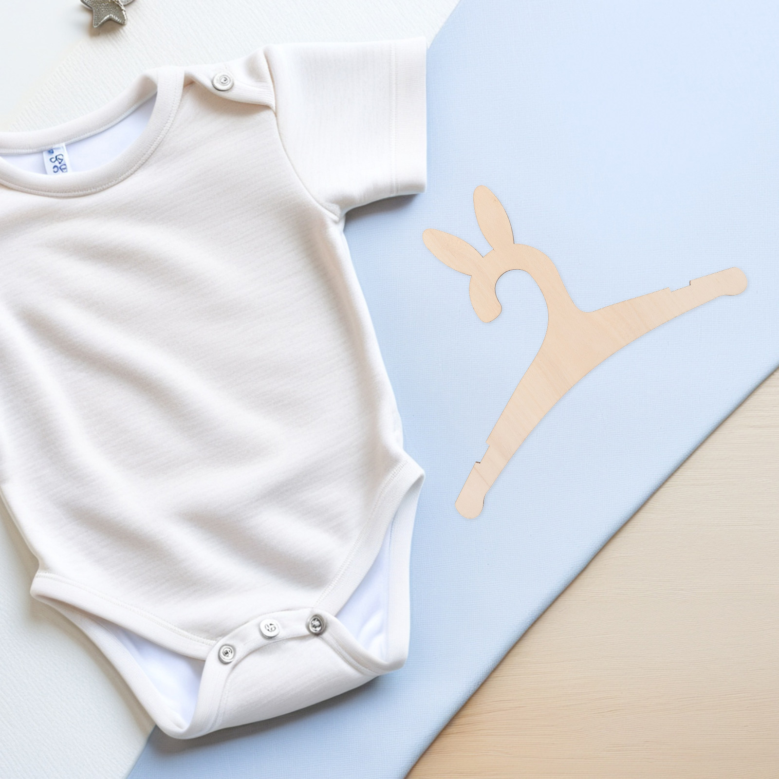 5Pcs DIY Wooden Baby Clothes H - Baby Nursery Usa ulasan dan harga